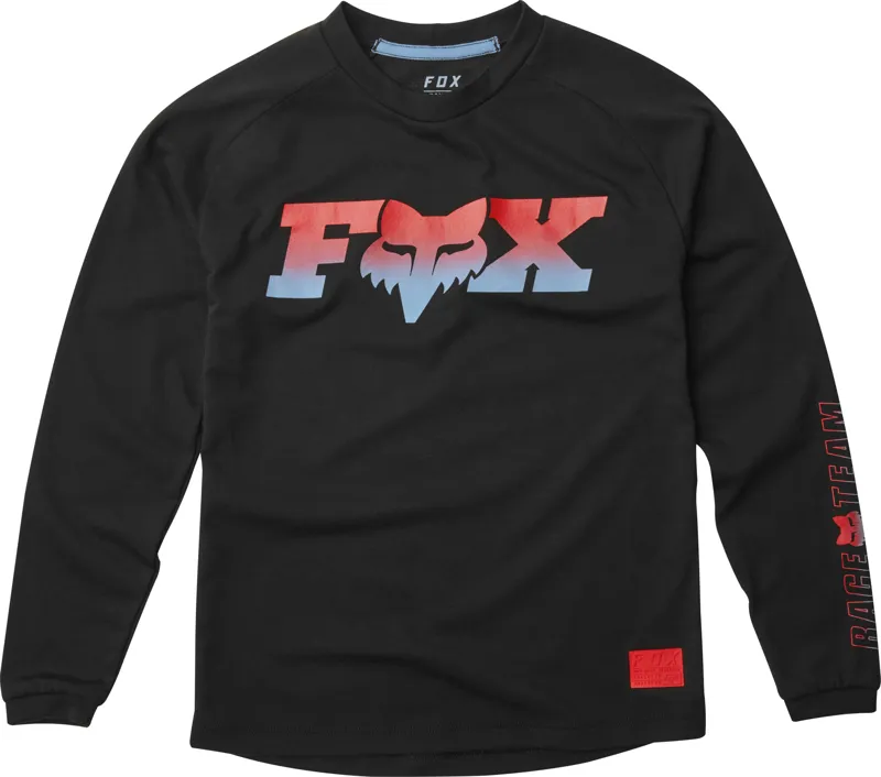 Fox Youth Ranger DriRelease Long Sleeve Jersey - Black
