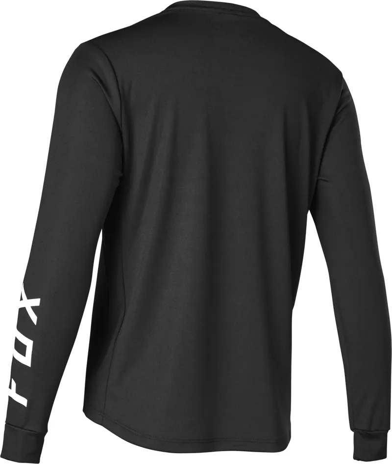 Fox Youth Ranger Long Sleeve MTB Jersey - Black-1