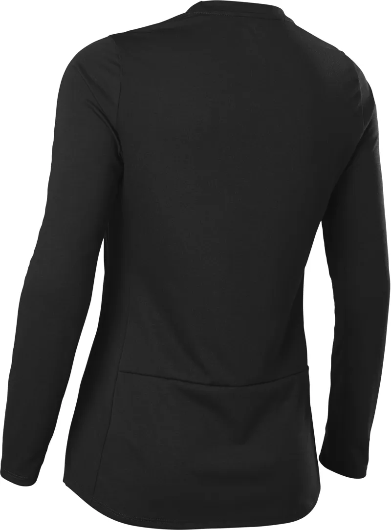 Fox Womens Ranger DriRelease Long Sleeve Jersey - Black-1