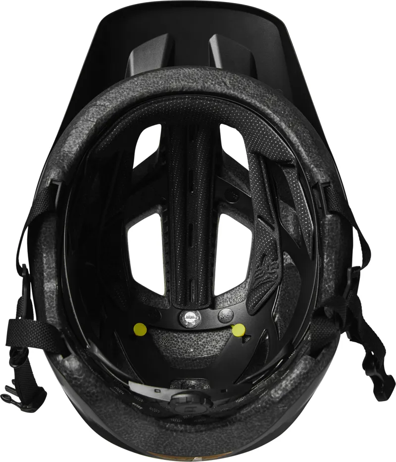 Fox Youth Mainframe Trail Helmet - MIPS - Black / Gold-4