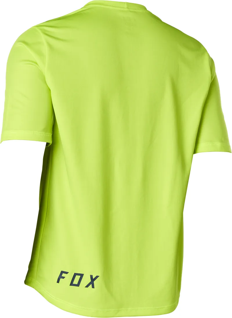 Fox Youth Ranger Short Sleeve Jersey - Flo Yellow-1
