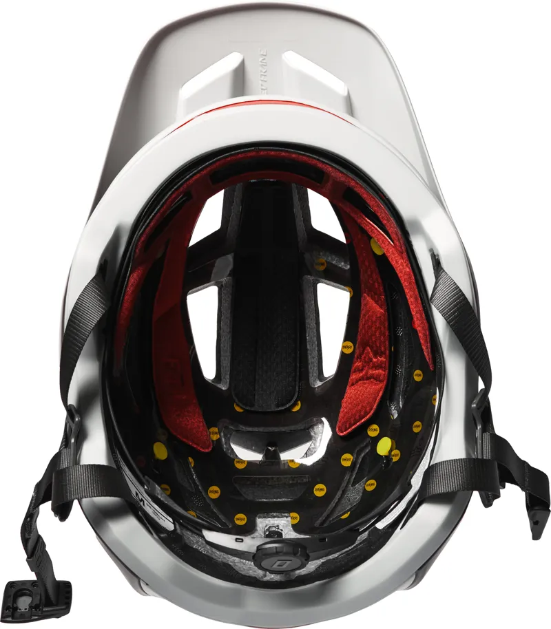 Fox Speedframe Pro Blocked Enduro Helmet - MIPS - White / Black-4