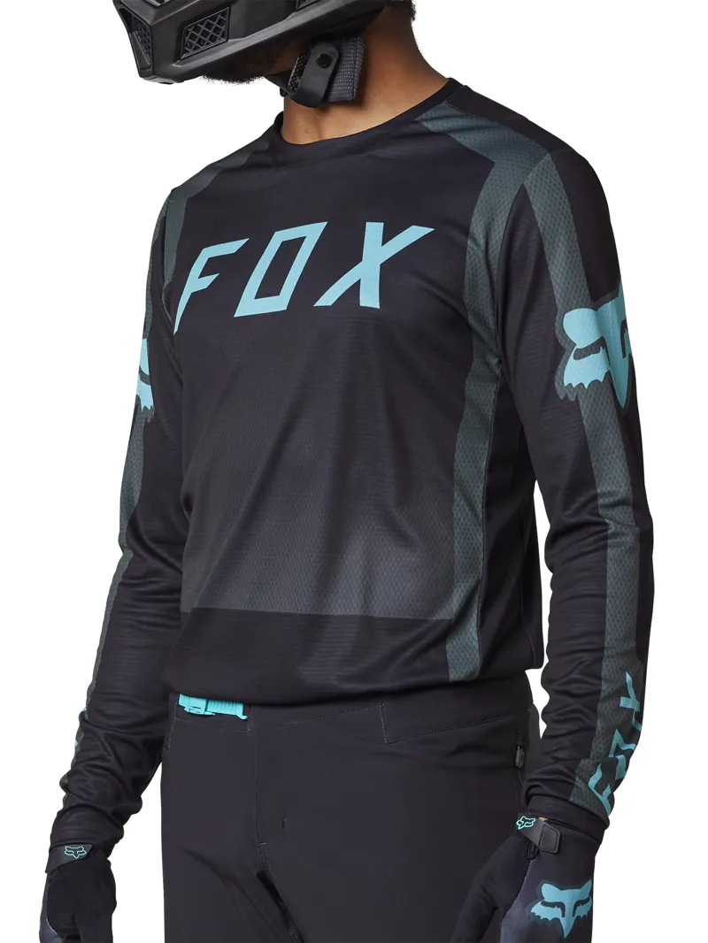Fox Defend Long Sleeve Mens Jersey - Race Capsule - Emerald-1