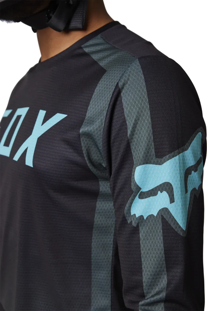 Fox Defend Long Sleeve Mens Jersey - Race Capsule - Emerald-5