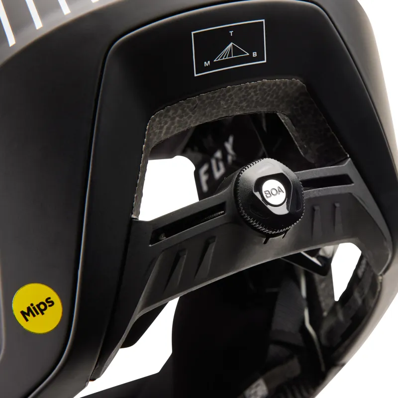 Fox Proframe RS Full Face Helmet Mips Integra Split in Black / White-8