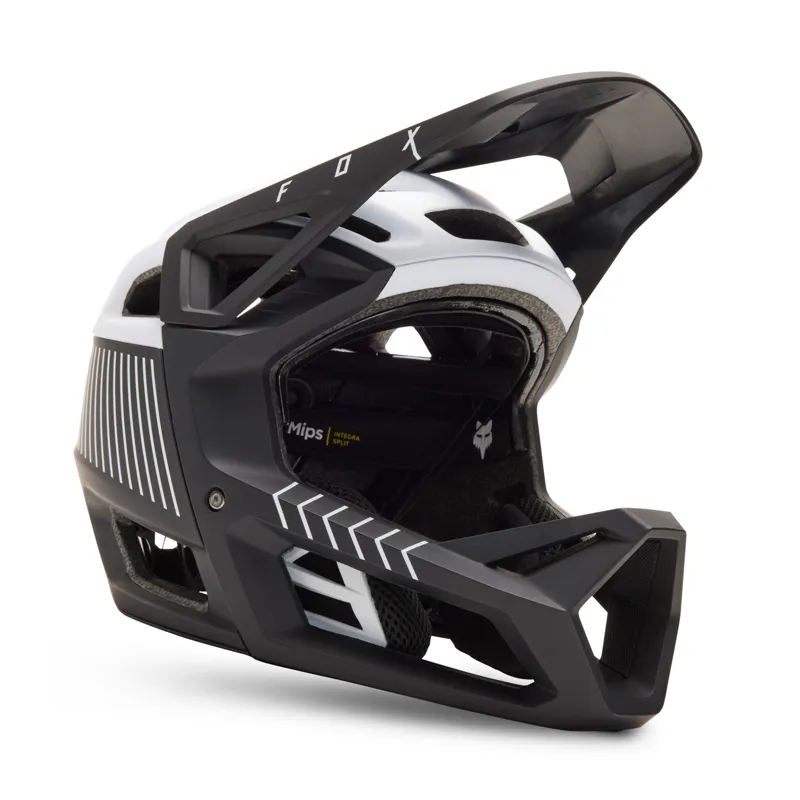 Fox Proframe RS Full Face Helmet Mips Integra Split in Black / White-4