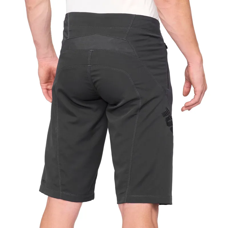 100 Percent Airmatic Shorts - Charcoal-1