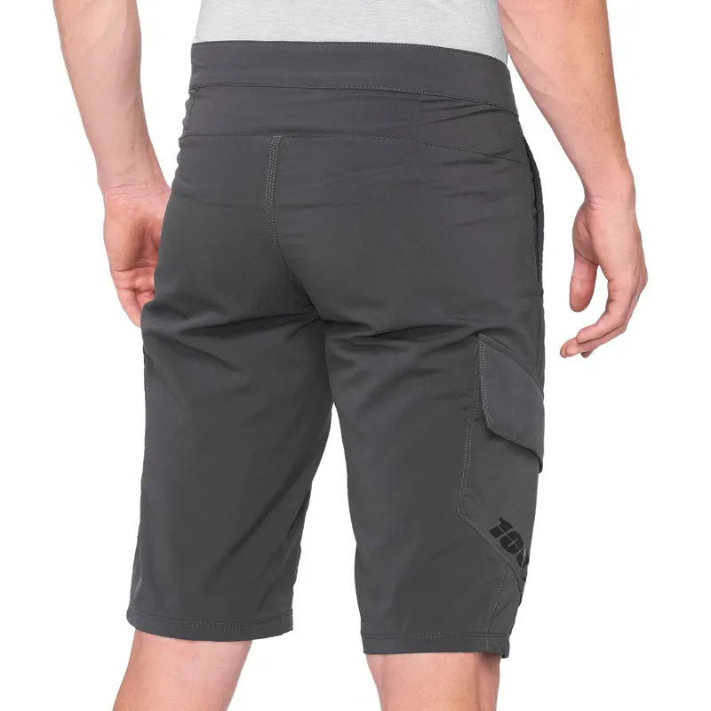 100 Percent Ridecamp Shorts - Charcoal-1