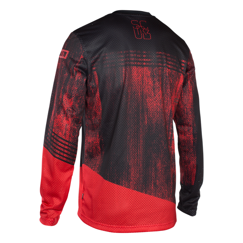 ION Tee Long Sleeve Srcub - Blaze Red-1