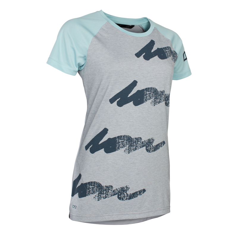 ION Tee Short Sleeve Scrub AMP Womens - Crystal Blue