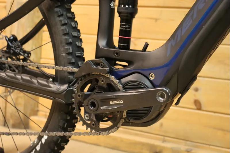 Current Demo Bike - Merida E-OneForty 8000 - Large - Blue L1-5