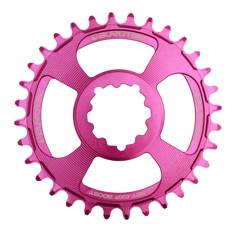 Burgtec GXP 32T Boost 3mm Offset Thick Thin Chainring - Purple