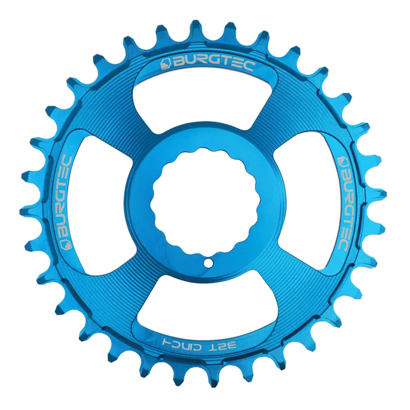 Burgtec Cinch 32T Thick Thin Chainring RF - Blue