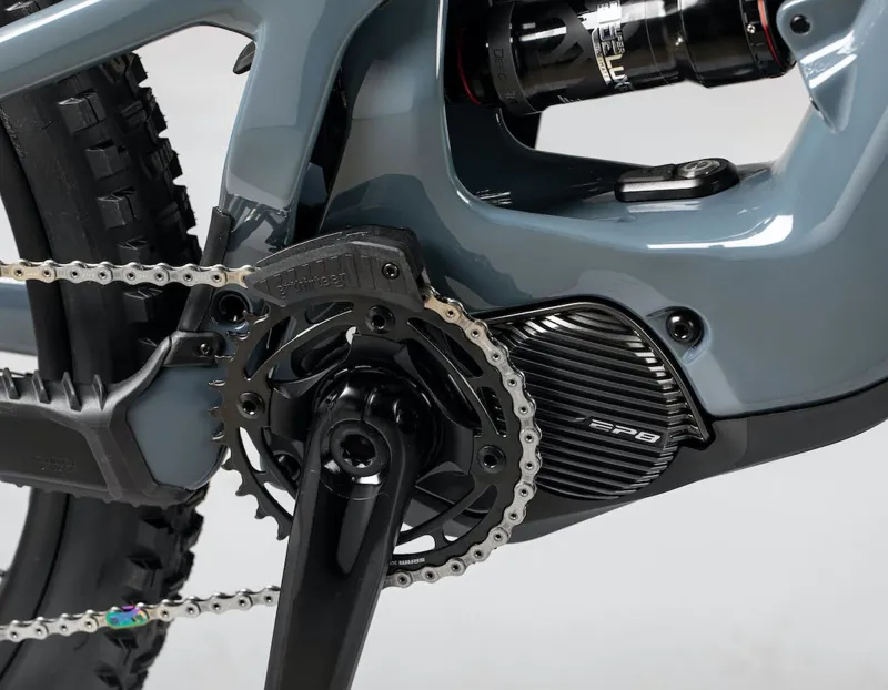 Santa Cruz Heckler C S Model Electric Bike - 29 Wheels - Maritime Grey-3