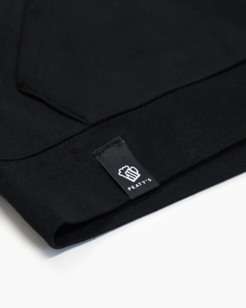 Peaty's Pubwear Embroidered Pullover Hoody - Black-2