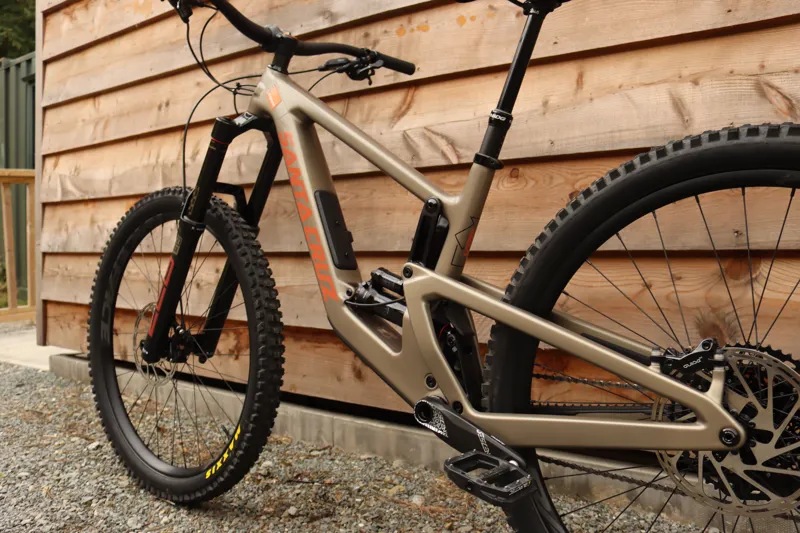 Current Demo Bike - Santa Cruz Megatower R Model - Matte Nickel Medium 22-12