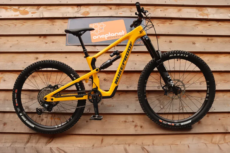 nukeproof yellow bike