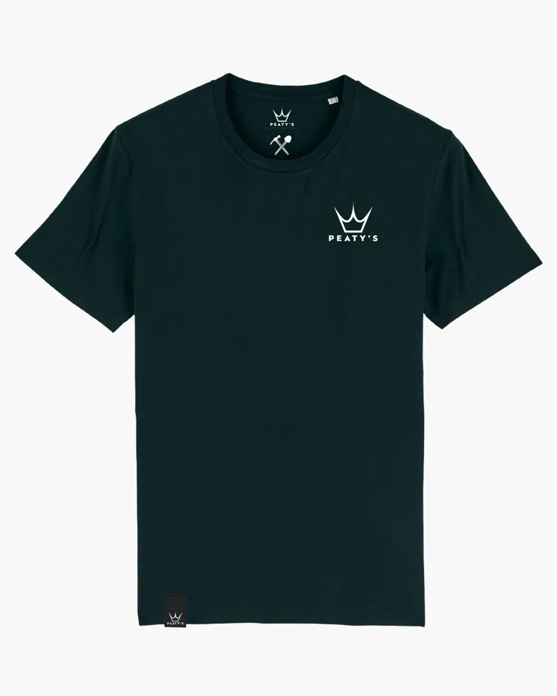 Peaty's RideWear Logo Short Sleeve Tee - Black-1