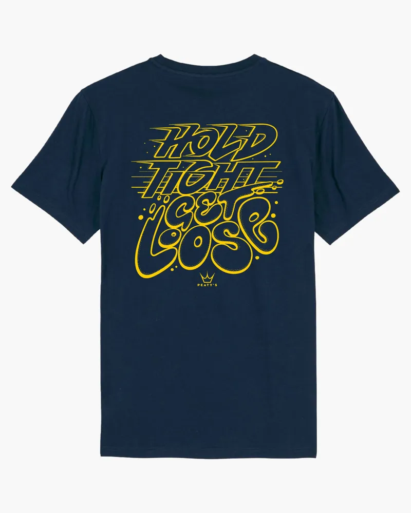 Peaty's RideWear Hold Tight Get Loose Short Sleeve Tee - Navy-1