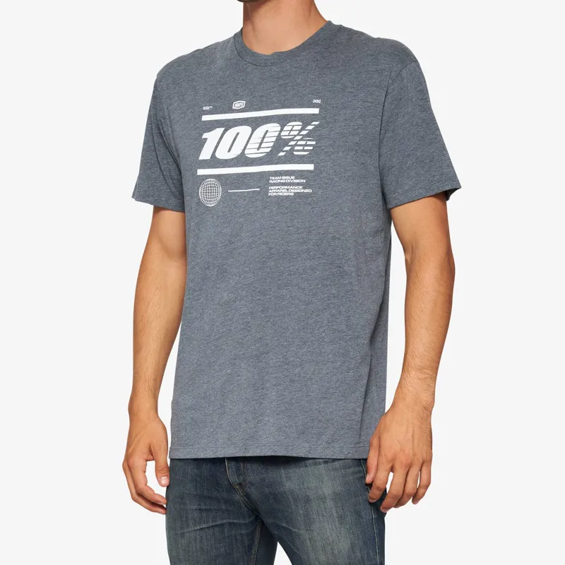 100 Percent GLOBAL Short Sleeve Tee - Heather Grey