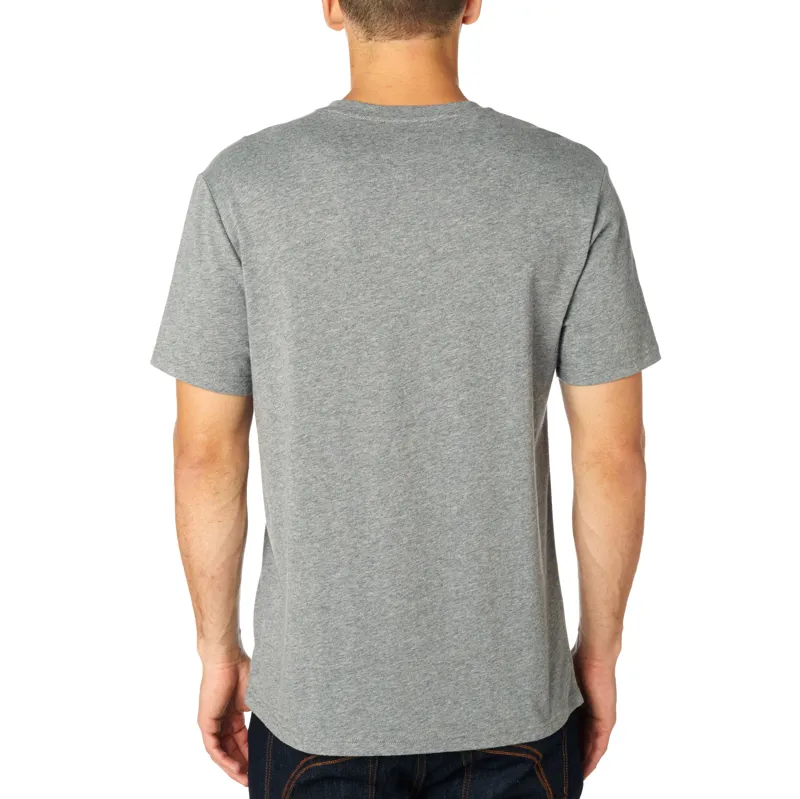 Fox Scrubbed Short Sleeve Airline Tee - Heather Dark Grey-3
