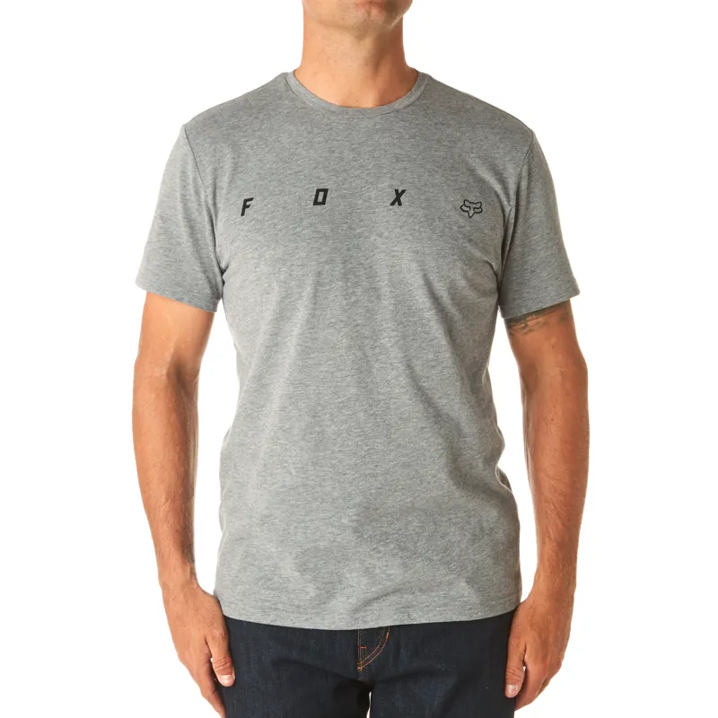 Fox Agent Short Sleeve Airline Tee - Heather Dark Grey-2