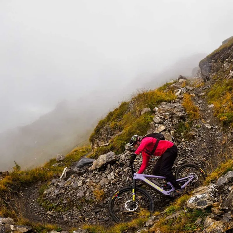 Santa Cruz Bullit S Model - EP8 Motor - Gloss Lavender and Yellow - 2023 Build-7