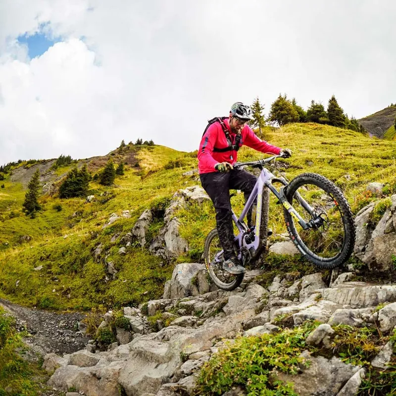 Santa Cruz Bullit S Model - EP8 Motor - Gloss Lavender and Yellow - 2023 Build-5