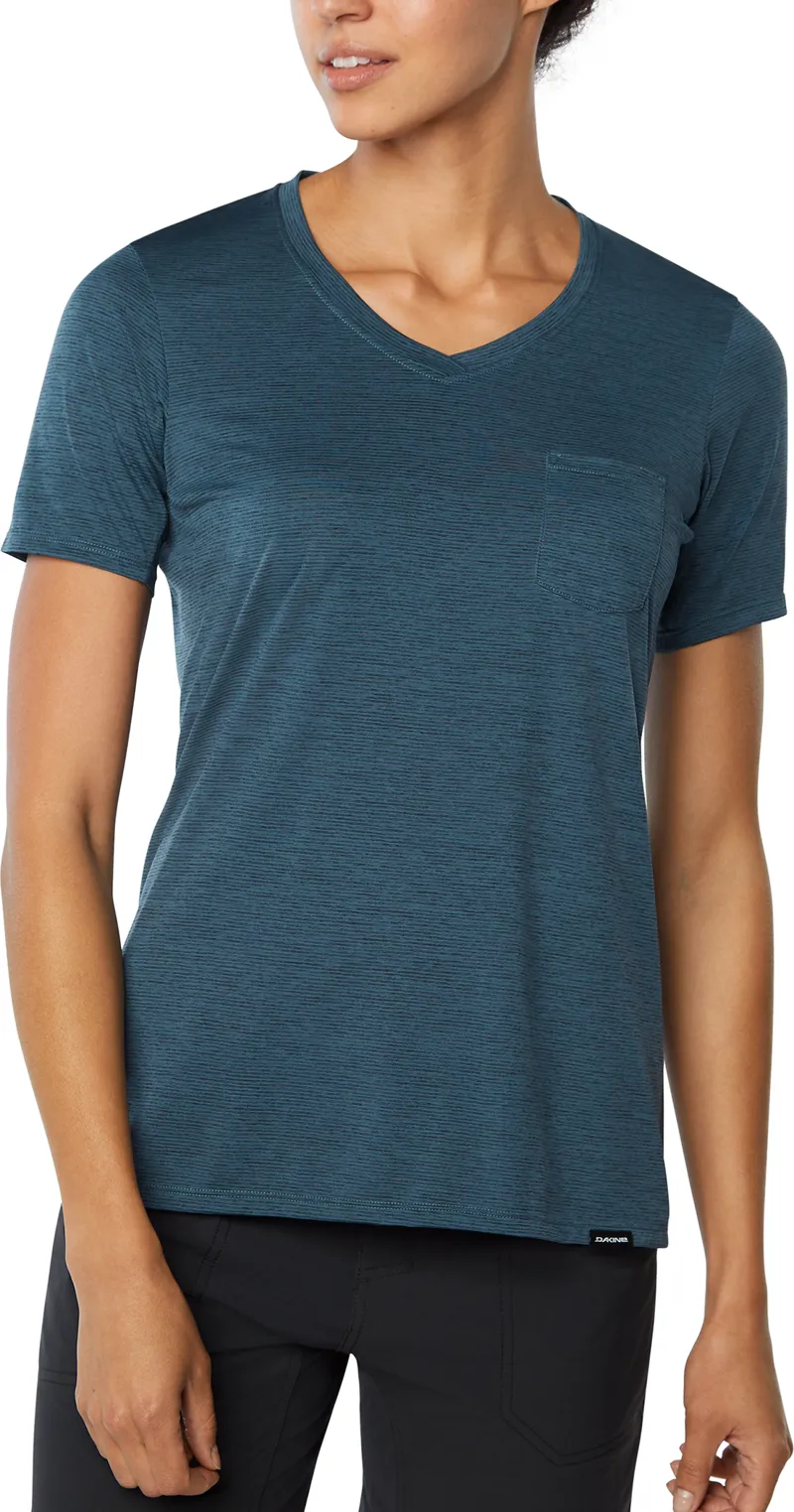 Dakine Womens Cadence Short Sleeve Jersey - Stargazer-1