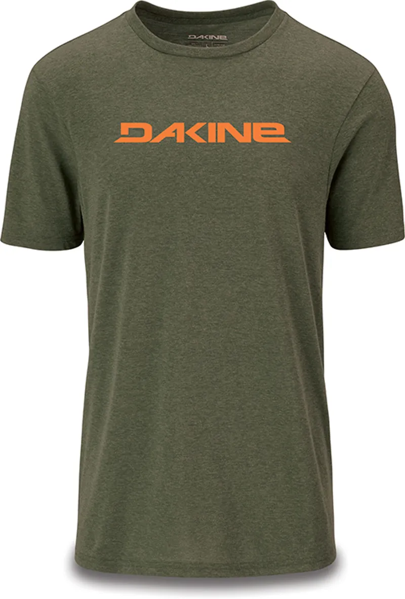 Dakine DA Rail Short Sleeve Jersey - Dark Olive Heather