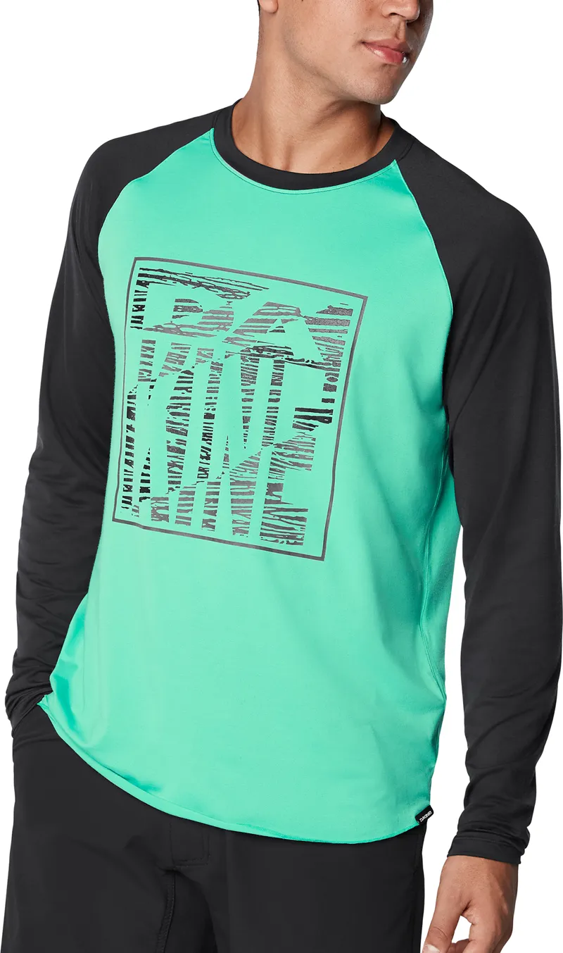 Dakine Dropout Long Sleeve Jersey - Electric Mint-1