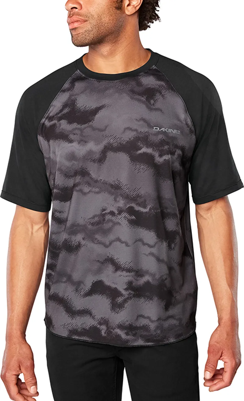 Dakine Dropout Short Sleeve Jersey - Black / Dark Ashcoft-2