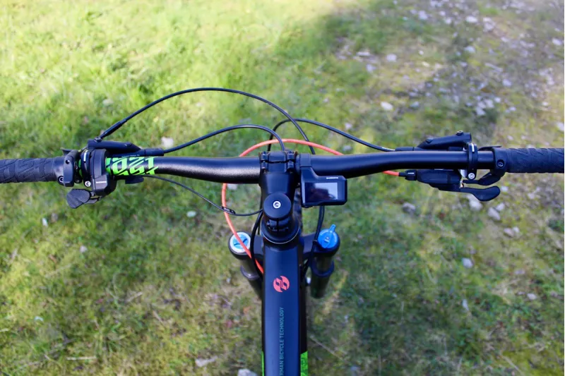 Current Demo Bike // Ghost Hybride Kato FS 6 AL - E-Bike Blk / Grn - L-6