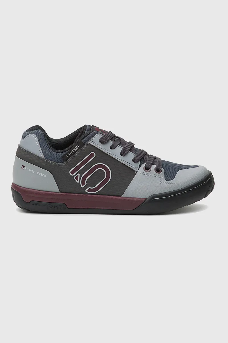 Five Ten - Freerider Contact Womens - Maroon / Grey - MTB Flat Shoes-1