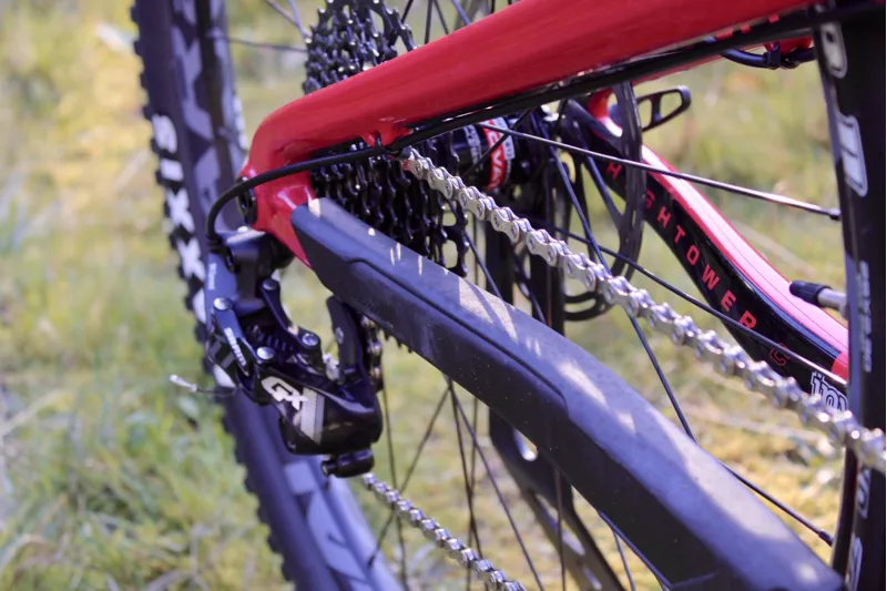 Ex-Demo // Santa Cruz Hightower - C - S Model - 29 2017 Srir / Red L-2