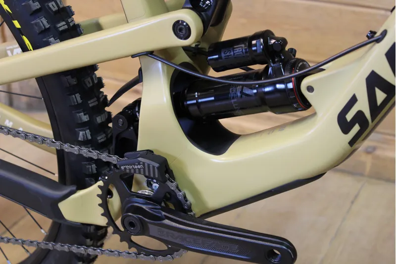 SOLD Demo Bike // Santa Cruz Nomad - C - R Model - Tan Black / Med-2