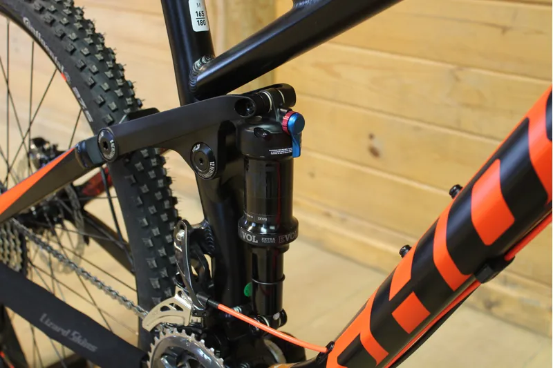 Current Demo Bike // Ghost Kato FS5 - Black / Red - Medium-6