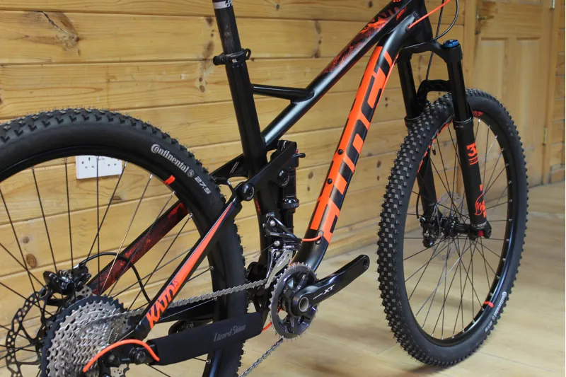 Current Demo Bike // Ghost Kato FS5 - Black / Red - Medium-11