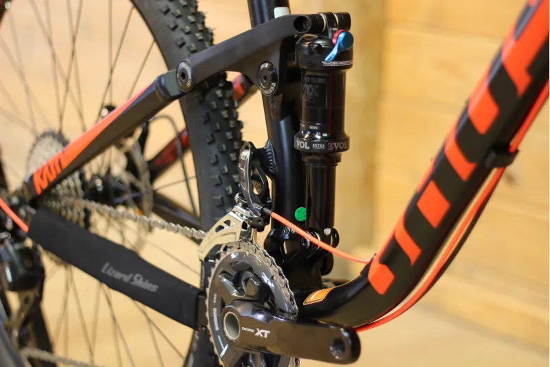 Current Demo Bike // Ghost Kato FS5 - Black / Red - Medium-10