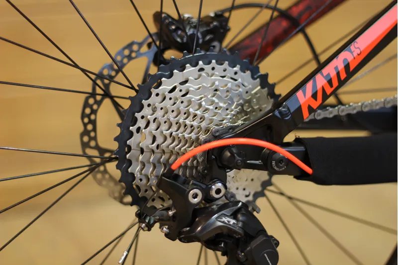 Current Demo Bike // Ghost Kato FS5 - Black / Red - Medium-7