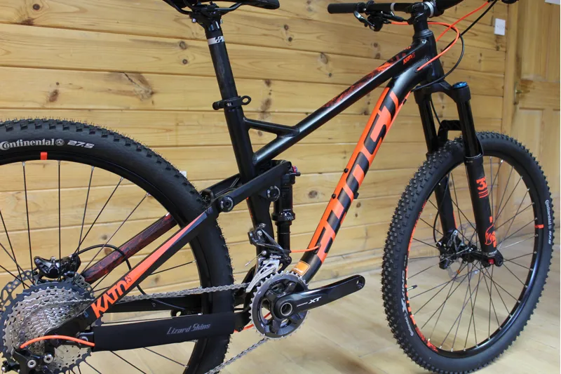 Current Demo Bike // Ghost Kato FS5 - Black / Red - Small-2