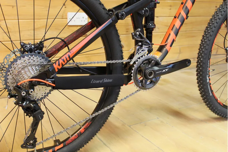 Current Demo Bike // Ghost Kato FS5 - Black / Red - Small-3