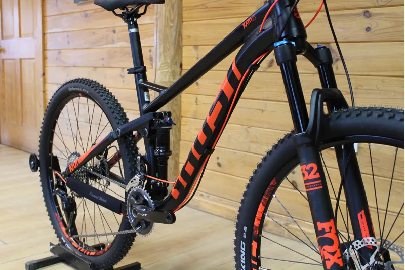 Current Demo Bike // Ghost Kato FS5 - Black / Red - Small-1