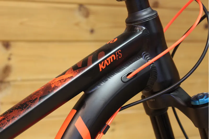 Current Demo Bike // Ghost Kato FS5 - Black / Red - Small-6