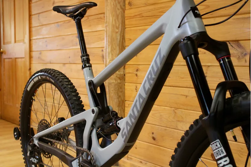 Current Demo Bike Santa Cruz Bronson V3 C R Model Grey XL