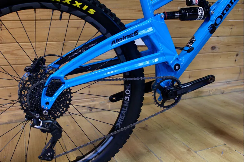 Current Demo Bike // Orange Alpine 6 - S Model - Cyan Blue - Large-1