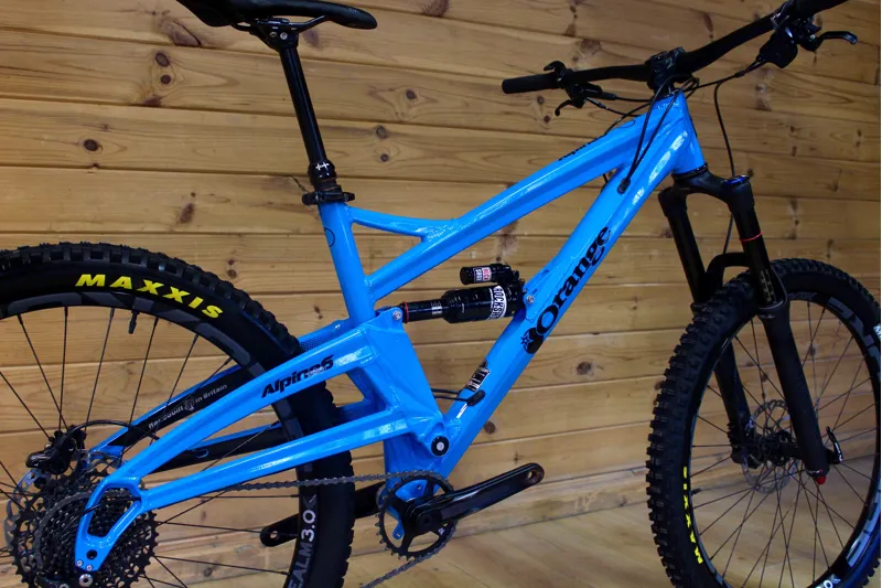 Current Demo Bike // Orange Alpine 6 - S Model - Cyan Blue - Large-4
