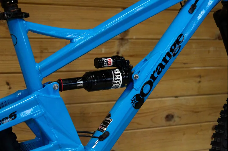 Current Demo Bike // Orange Alpine 6 - S Model - Cyan Blue - Large-5