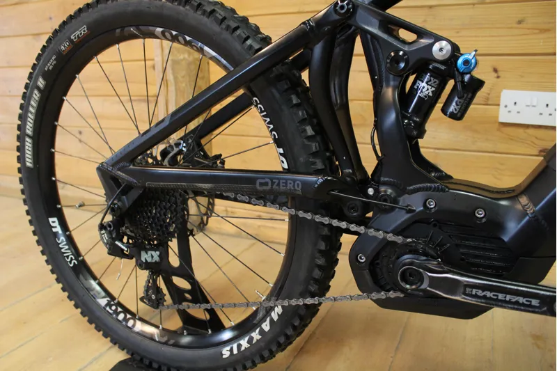 Current Demo Bike // Mondraker Crafty R+ - Black / Orange - Large-1