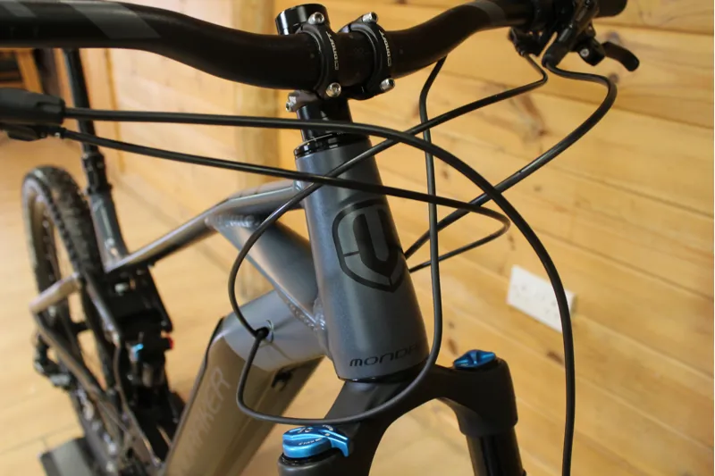 Current Demo Bike // Mondraker Crafty R+ - Black / Orange - Large-7